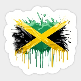 Jamaica Flag Sticker